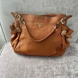 Prada Vitello Daino Large Hobo